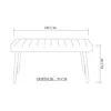 A diagram showing the dimensions of a bench. Produktbild-Vorschau