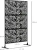 Outsunny Raumteiler 3-teilig 122 x 198 cm Sichtschutz mit Produktbild-Vorschau 3