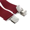 Rote X-Form Hosenträger 5 cm breit, 120 cm lang, mit 4 Produktbild-Vorschau 4