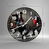 Wanduhr - Rund - Glasuhr - Gleichgewicht Tänzer springen - Produktbild-Vorschau 3