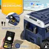 tillvex® Kompressor Kühlbox elektrisch 60 Liter / Navyblau Produktbild-Vorschau 8