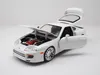 A white toy model of a Toyota Supra with its hood, doors, and trunk open, displayed on a white background. Anteprima dell’immagine prodotto