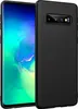 A black silicone phone case is shown on a smartphone. Voir les images du produit