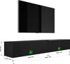 Mobile TV sospeso, A: L: 2 x 100 cm, A: 34 cm, P: 32 cm, Anteprima dell’immagine prodotto 3