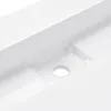 Umyvadlo 120 x 46 x 11 cm minerální/mramorový kompozit bílé Náhled obrázku produktu 8