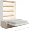 Schrankbett + Sofa - 140 x 200 cm - Manuelle vertikale Produktbild-Vorschau 3
