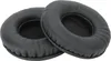 Two black ear pads for headphones are shown from a diagonal angle against a white background. Náhled obrázku produktu