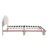 Polsterbett mit LED-Beleuchtung, 140x200 cm, Doppelbett mit Produktbild-Vorschau 7