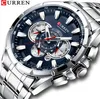 A close-up studio shot of a men's wristwatch. Produktbild-Vorschau