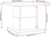 Couchtisch Grau Sonoma 55,5x55,5x40 cm Holzwerkstoff Produktbild-Vorschau 8