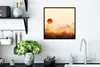 MuchoWow® Gerahmtes Poster Malerei - Sonne - Landschaft - Produktbild-Vorschau 3