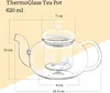 Wilmax Teekanne 700 ml Glas mit Glasdeckel Transparent Produktbild-Vorschau 2