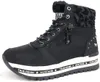A studio shot of a black women's boot. Anteprima dell’immagine prodotto
