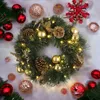 MeisterHome ® Künstlicher Weihnachtskranz Adventskranz für Produktbild-Vorschau 8