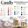 CANDLY HANDMADE© 10x candele galleggianti Premium Ø 45mm | Anteprima dell’immagine prodotto 3