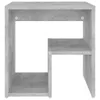 vidaXL Comodino grigio cemento 40x30x40 cm in materiale Anteprima dell’immagine prodotto 3