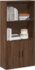 vidaXL Bibliothèque marron imitation chêne 60x24x120 cm Voir les images du produit 2