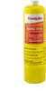 A yellow gas canister with red and white labeling. Anteprima dell’immagine prodotto