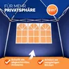 CASARIA 2x Seitenteilen für Pavillon 3x3m Blau Produktbild-Vorschau 4