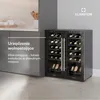 KlarsteinShiraz chłodziarka do wina, 2 strefy chłodzenia, Podgląd zdjęcia produktu 3