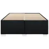 vidaXL Bettgestell ohne Matratze Schwarz 140x190 cm Stoff Produktbild-Vorschau 4