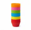 24x Bunte Silikon Muffinförmchen Muffinbecher Backformen Produktbild-Vorschau 1
