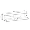 AX LIVING TV-meubel Orkis, 135 cm. Modern en functioneel, Productafbeelding-voorbeeld 3