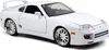 A white 1995 Toyota Supra model car with silver rims, shown from a three-quarter front angle against a white background. Anteprima dell’immagine prodotto