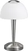 A white and silver LED table lamp. Produktbild-Vorschau