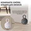 TOPANBIETER 999 Türstopper 2er Jute grau weiß Tür Stopper Produktbild-Vorschau 3