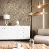 NEWROOM Tapete Braun Vliestapete Blätter - Mustertapete Produktbild-Vorschau 4