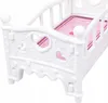 Kinderplay Puppenwiege 2-in-1 mit Bettwäsche – Schaukelbett Produktbild-Vorschau 10