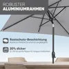 Sekey Sonnenschirm Balkon Gartenschirm Marktschirm  140×210 Produktbild-Vorschau 2