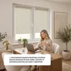 Estika Roleta bez vrtání - 70 x 150 cm - Mléčná - Snadná Náhled obrázku produktu 4