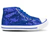 Damen Pailletten Schuhe, Sneaker, Turnschuhe Glitzer Produktbild-Vorschau 2