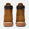 A pair of brown Timberland boots shown from the back. Anteprima dell’immagine prodotto
