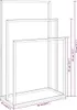 vidaXL Handtuchständer Schwarz 48x24x79 cm Eisen Produktbild-Vorschau 7
