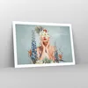 Poster - Poster ohne Rahmen - Surreal Frau Blumen - 91,5x61 Produktbild-Vorschau 7