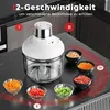 Bear 0.6L+2L Zerkleinerer Glas, 2 Geschwindigkeitsstufen, Produktbild-Vorschau 3