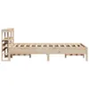 vidaXL Massivholzbett ohne Matratze 120x200 cm Kiefernholz Produktbild-Vorschau 4