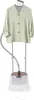 A garment steamer with a light green shirt on a mannequin. Produktbild-Vorschau