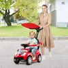 COSTWAY 3in1 Rutschauto, Rutscher Auto mit Schiebestange, Produktbild-Vorschau 2