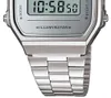Casio A168WEM-7EF Iconic Armbanduhr Digital Silberfarben Produktbild-Vorschau 7