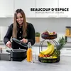 eluno Porte-objets à 2 étages avec porte-banane, corbeille Voir les images du produit 2