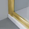 Box doccia 80x120 oro spazzolato cristallo temperato ante Anteprima dell’immagine prodotto 5