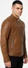 Veste en cuir pour homme Tazzio A803 (cognac, L) Voir les images du produit 5