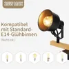 ZMH Reflektor Sufitowy 2 Płomienny Czarny Lampa Sufitowa Podgląd zdjęcia produktu 3