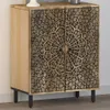 vidaXL Beistellschrank 60x33x75 cm Massivholz Mango Produktbild-Vorschau 1