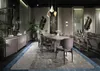 Casa Padrino Luxus Esstisch Grau / Silber 251 cm - Luxus Produktbild-Vorschau 4