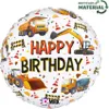 Balon foliowy Koparki, Maszyny Budowlane, Urodziny 45 cm Podgląd zdjęcia produktu 1